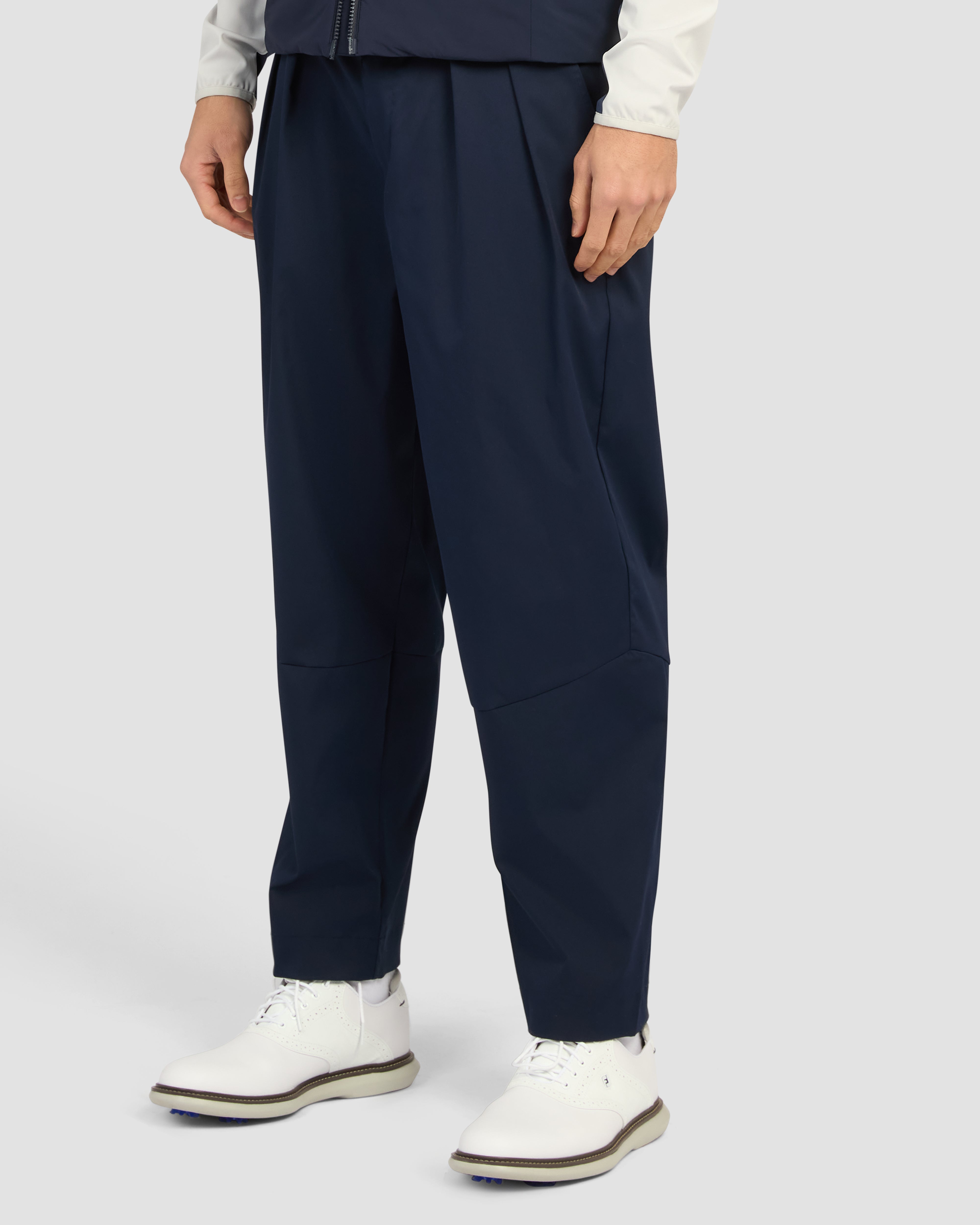 Jolidee Midnight Blue Lightweight Pleated Trouser designed for elegant golf performance 2026