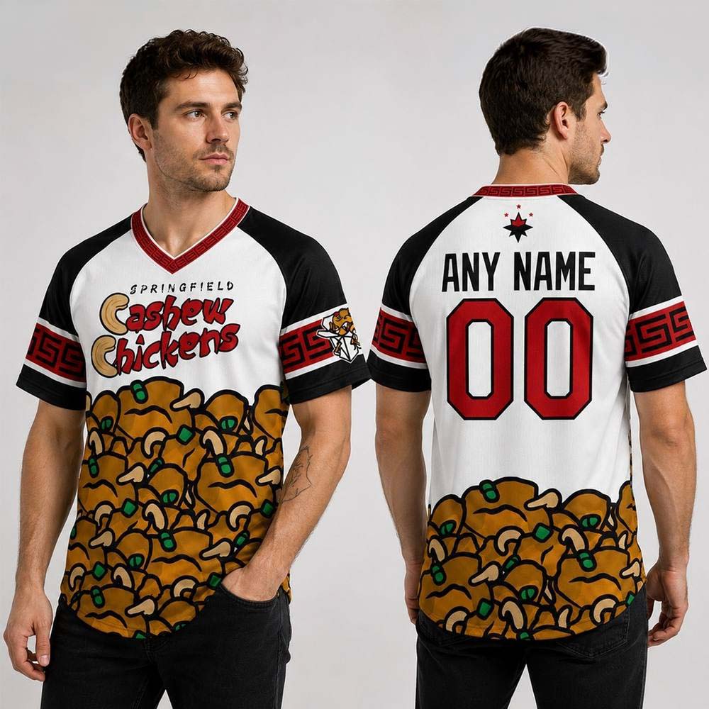 Springfield Cardinals Cashew Chickens Football Jersey