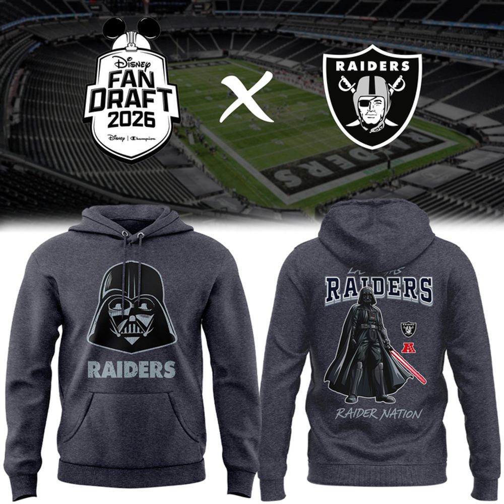 Disney Darth Vader x Las Vegas Raiders Fan Draft 2026 Special Hoodie