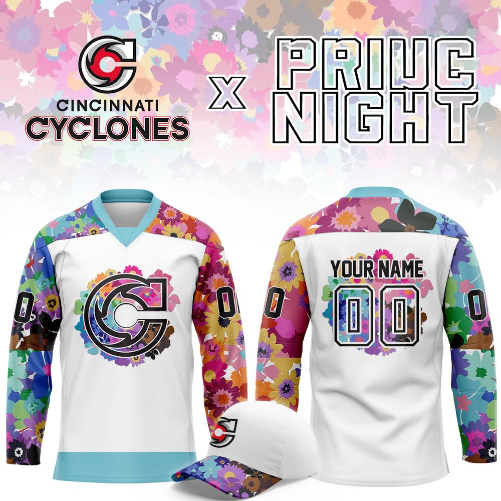 Cincinnati Cyclones Pride Night 2026 Custom Hockey Jersey Fan Collection 1 - Unicasport Cincinnati Cyclones Pride Night 2026 Custom Hockey Jersey Fan Collection