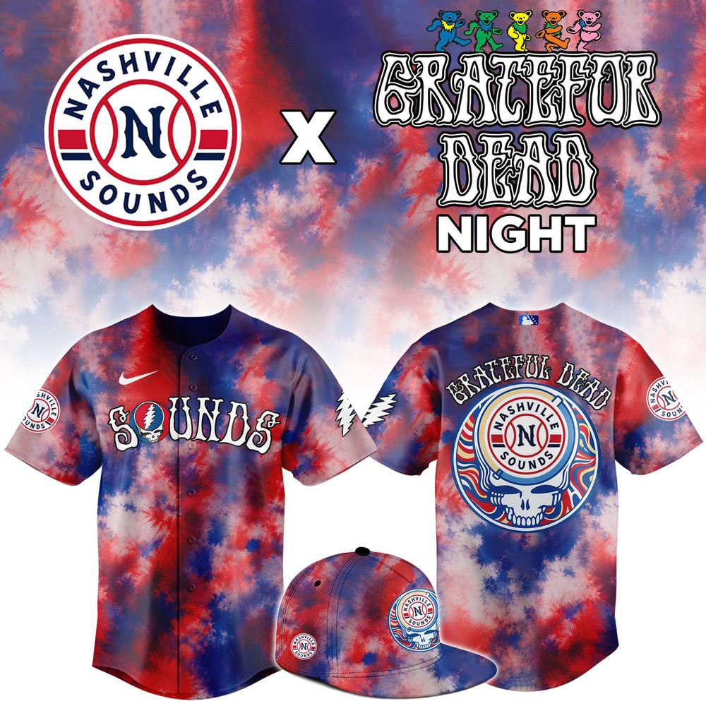 Grateful Dead Night Nashville Sounds Baseball Jersey 1 - Unicasport Grateful Dead Night Nashville Sounds Baseball Jersey