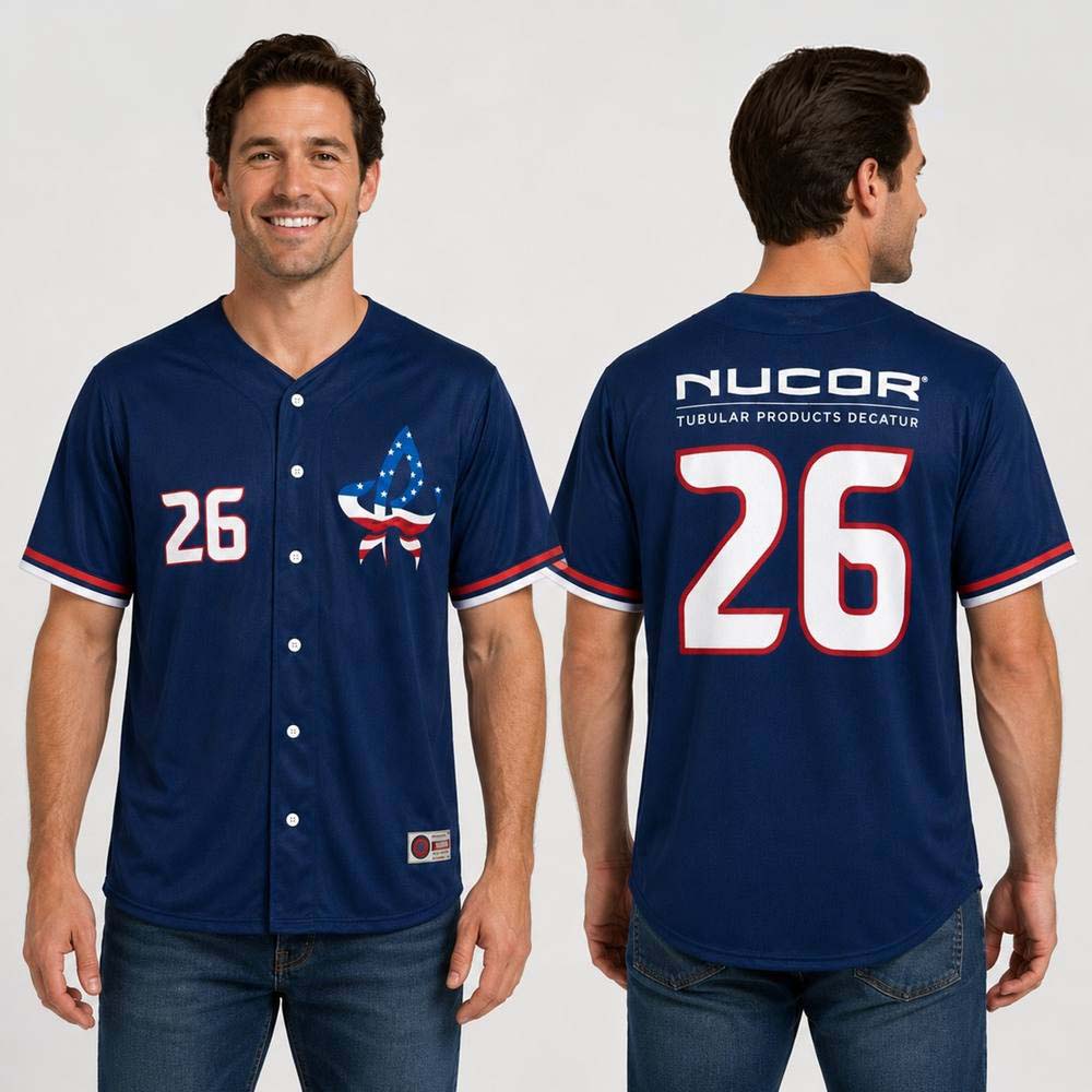 Rocket City Trash Pandas Patriotic Baseball Jersey