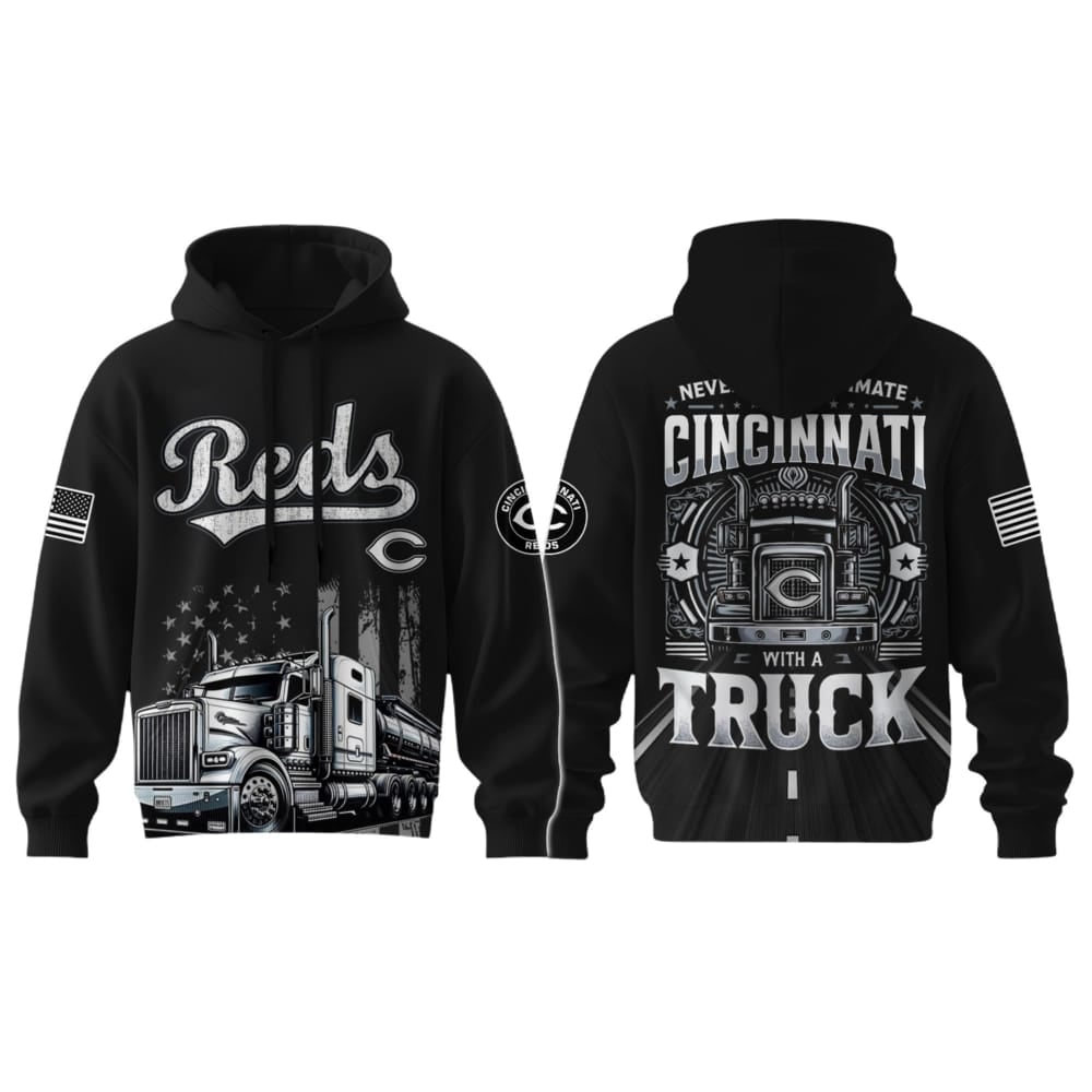 Reds Nation Truck Driver Appreciation Week Hoodie 2025 Baseball Team Merch Limited Edition Gift for Fans