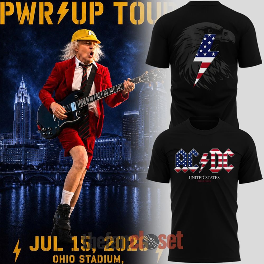 ACDC Power Up Tour 2026 United States Shirt