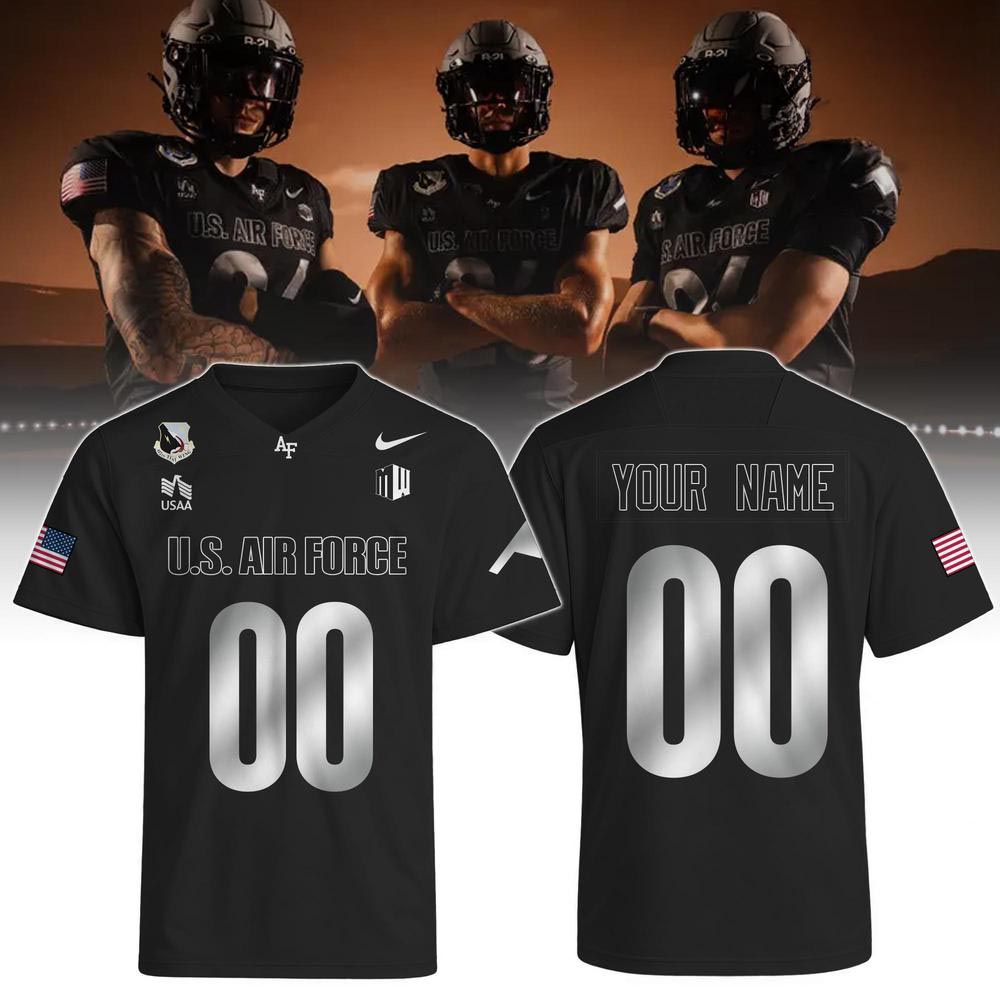 Air Force Falcons B21 Stealth Personalized Football Jersey Custom Name Number College Fan Apparel 1 - Unicasport Air Force Falcons B21 Stealth Personalized Football Jersey Custom Name Number College Fan Apparel