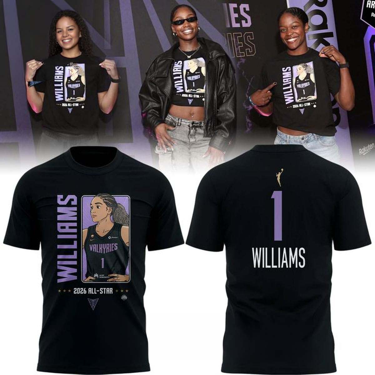 Gabby Williams Golden State Valkyries 2026 WNBA All-Star Game Black T-Shirt