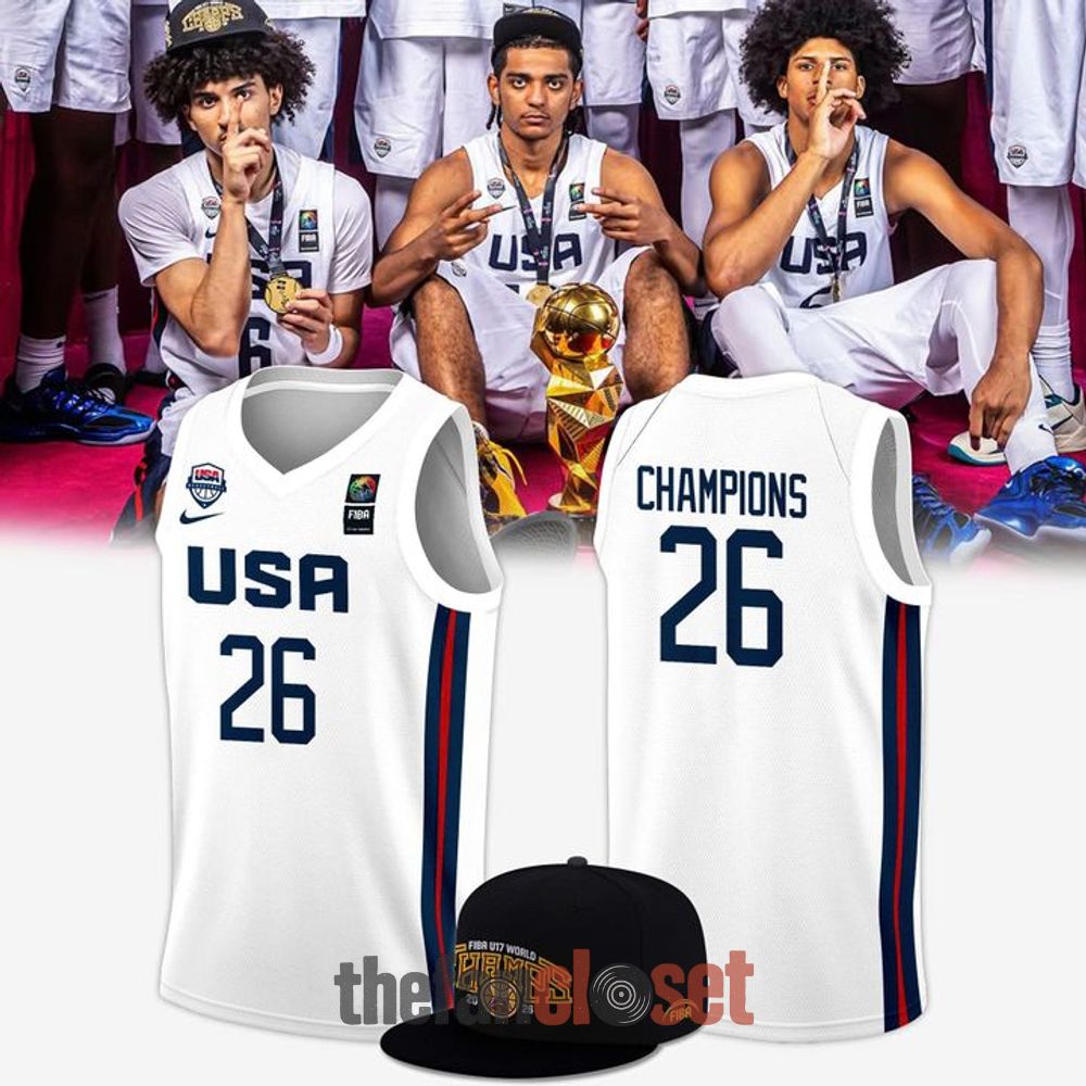 Team USA 2026 FIBA U17 World Cup Championship Basketball Jersey