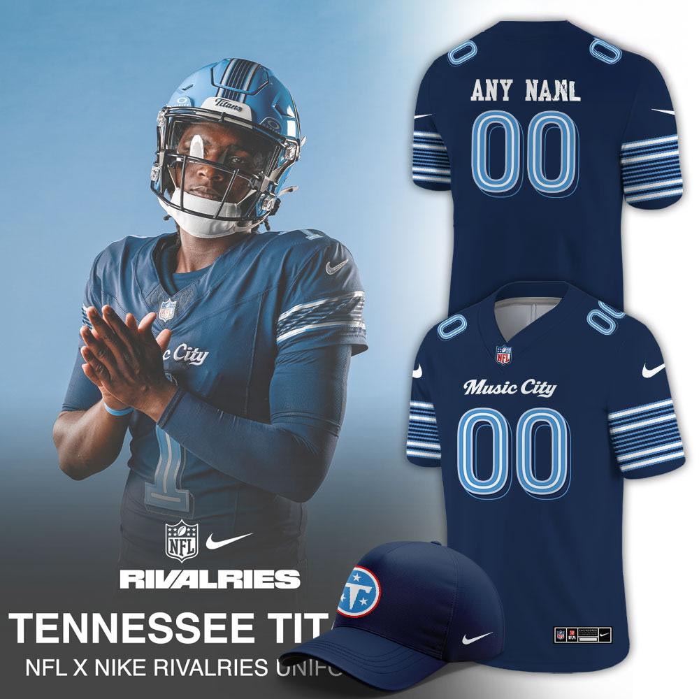 Tennessee Titans 2026 Rivalries Custom Navy Football Jersey Fan Collection 1 - Unicasport Tennessee Titans 2026 Rivalries Custom Navy Football Jersey Fan Collection