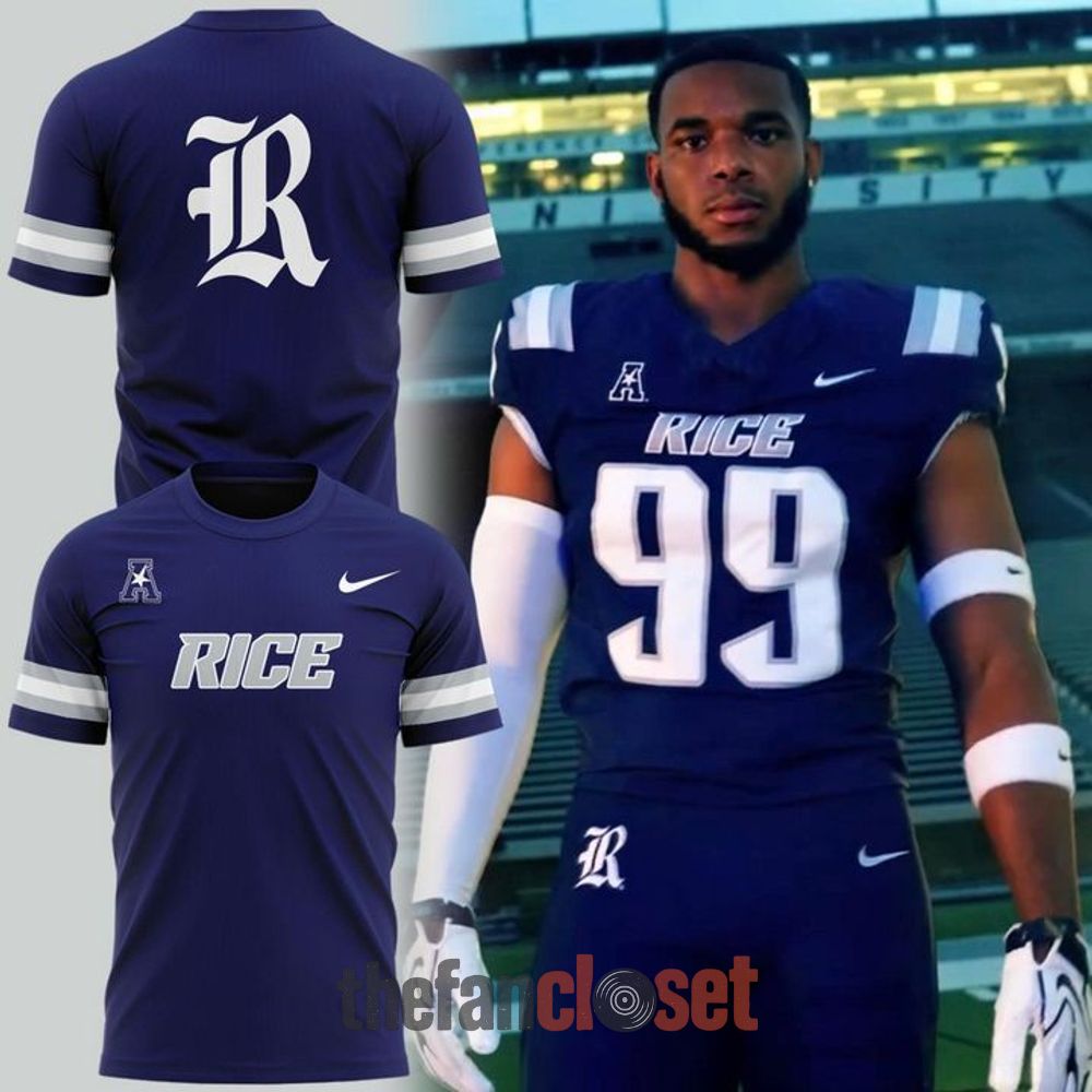 2026 Rice Owls Football Special Navy Uniform Shirt
