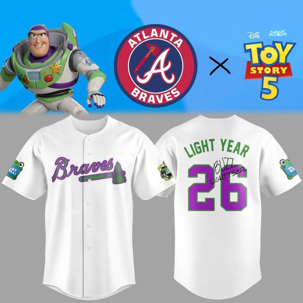 Custom Atlanta Braves x Toy Story Night Special Edition Baseball Jersey 1 - Unicasport Custom Atlanta Braves x Toy Story Night Special Edition Baseball Jersey