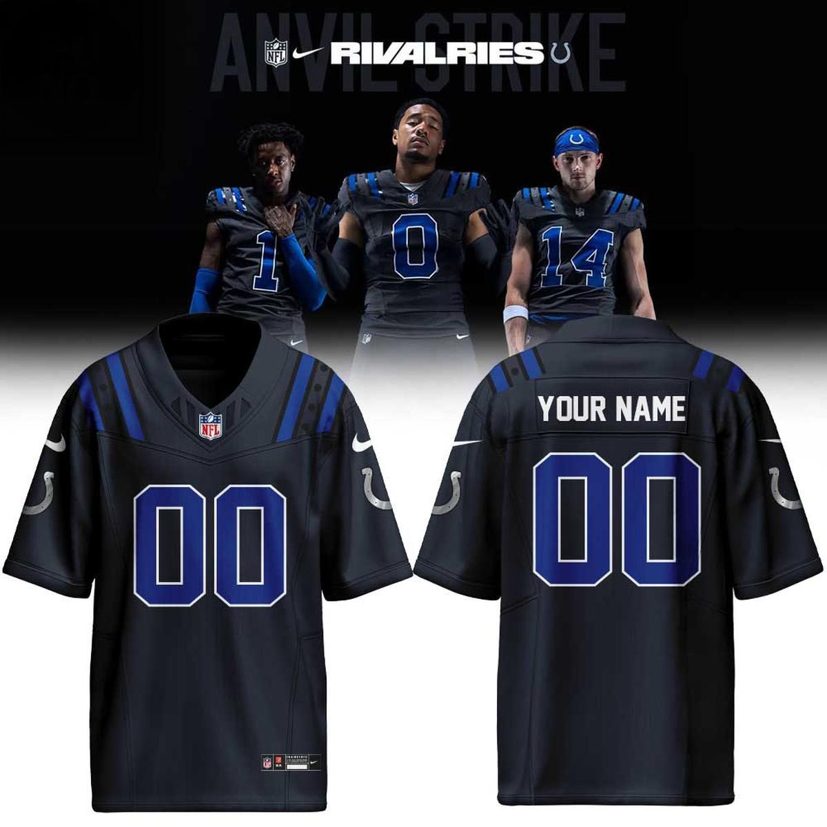 Indianapolis Colts Anvil Strike Rivalries 2026 Football Jersey Personalized Game Day Edition 1 - Unicasport Indianapolis Colts Anvil Strike Rivalries 2026 Football Jersey Personalized Game Day Edition