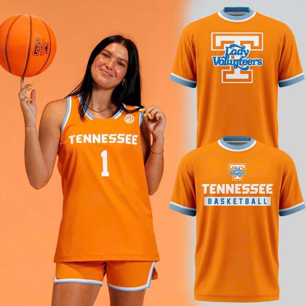 Lady Vols Basketball New Orange Uniform T Shirt Limited Edition
