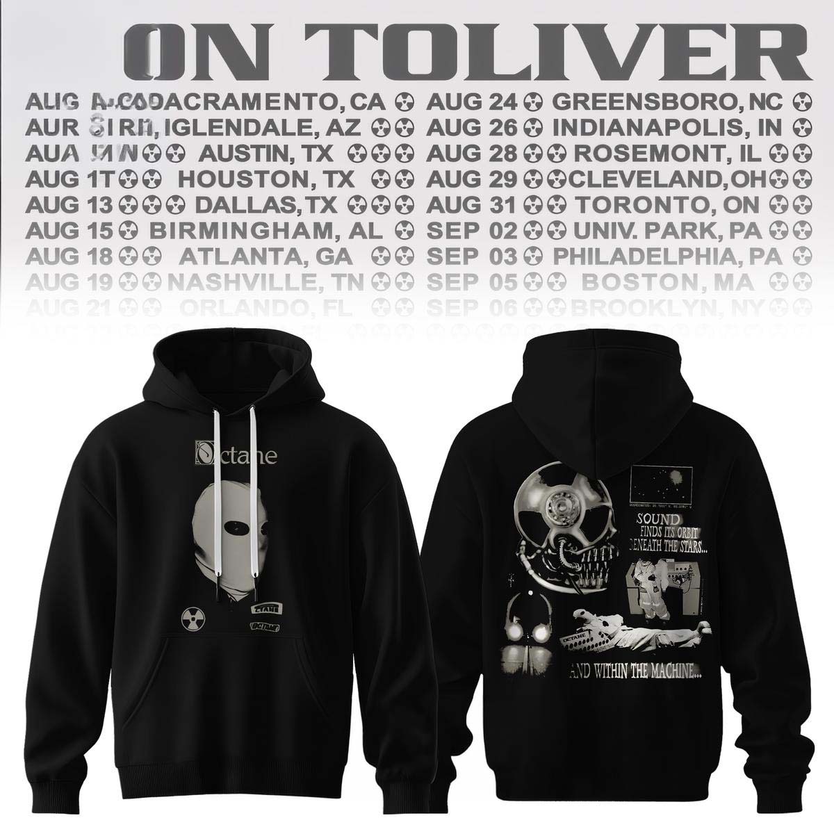 Don Toliver Octane Mask Graphic Black Hoodie - Best Gift for Fans