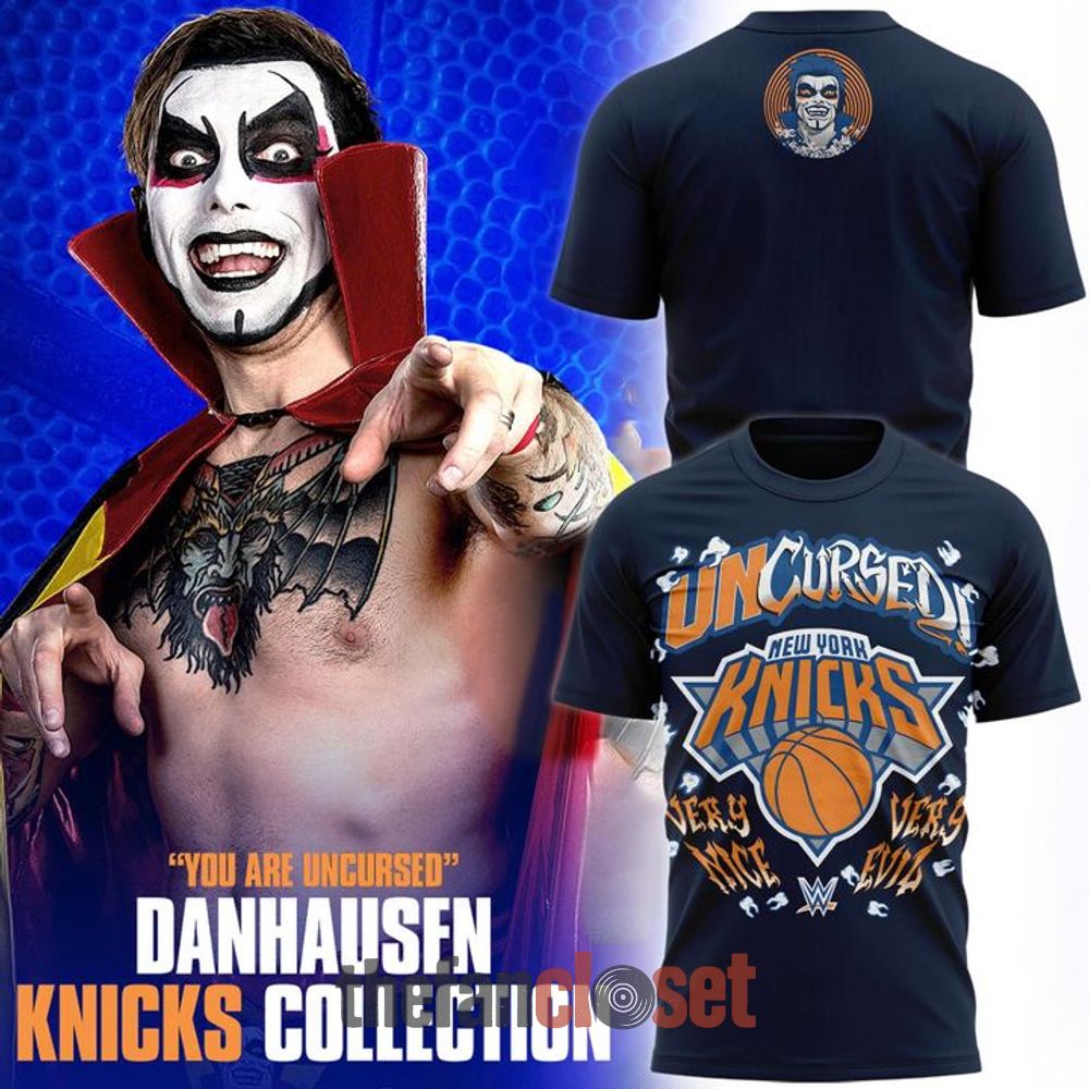 Danhausen x New York Knicks Uncursed Limited Edition Shirt - Navy