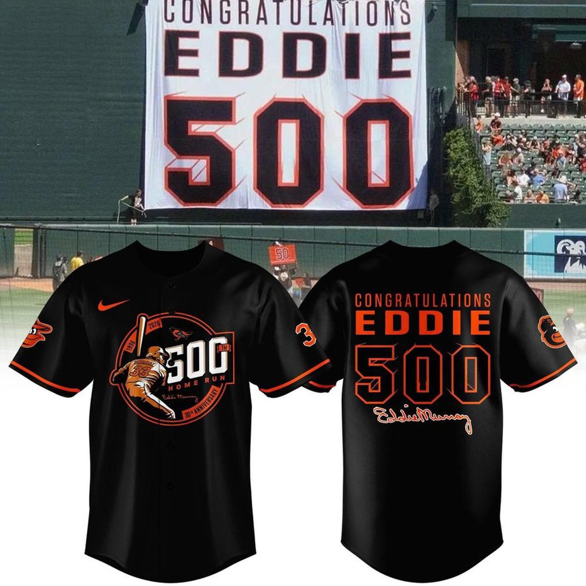 Baltimore Orioles Eddie Murray 500 Home Run Anniversary Baseball Jersey 2026 Vintage Fanwear 2 - Unicasport Baltimore Orioles Eddie Murray 500 Home Run Anniversary Baseball Jersey 2026 Vintage Fanwear