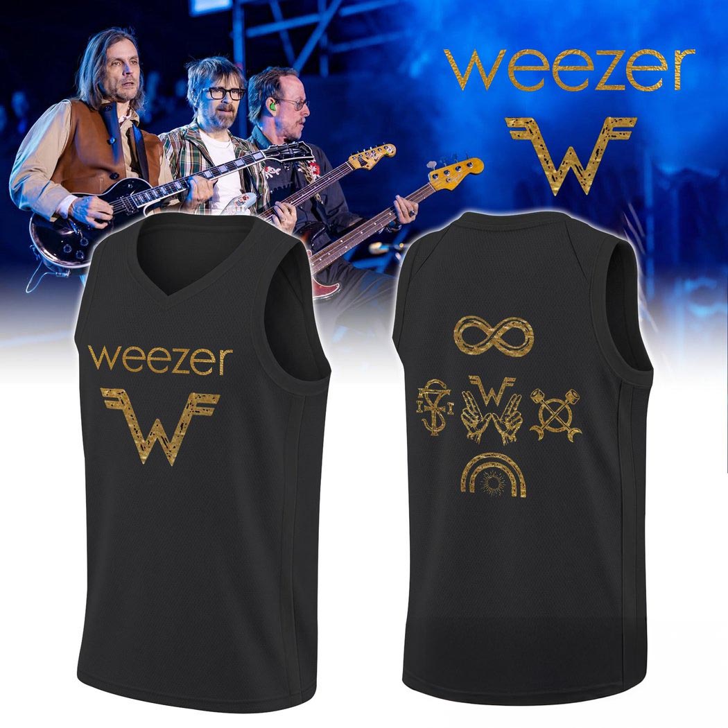 Weezer The Gathering World Tour Basketball Jersey Alternative Rock Concert Tour Fan Sports Apparel 1 - Unicasport Weezer The Gathering World Tour Basketball Jersey Alternative Rock Concert Tour Fan Sports Apparel