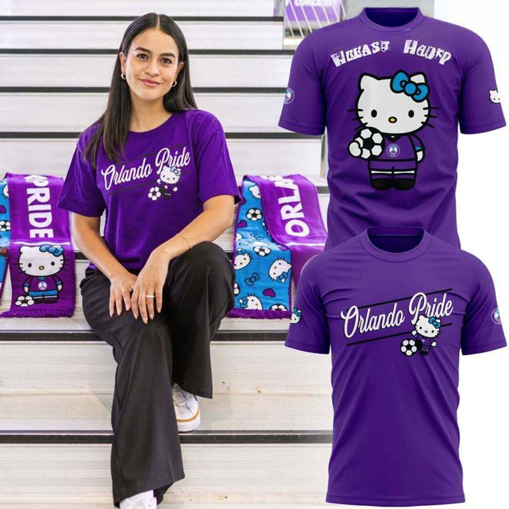 Orlando Pride x Hello Kitty 2026 Limited Edition Purple Shirt - Best Gift for Fans