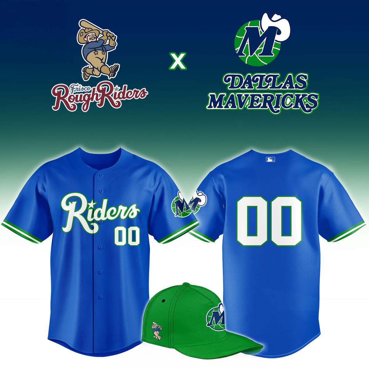 Frisco RoughRiders Dallas Mavericks Night 2026 Personalized MiLB Jersey 1 - Unicasport Frisco RoughRiders Dallas Mavericks Night 2026 Personalized MiLB Jersey