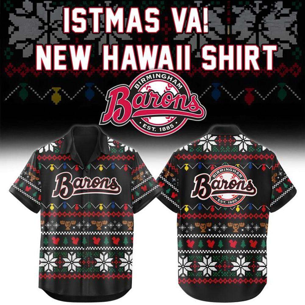 Birmingham Barons x Christmas Vacation Holiday Theme 2026 Hawaiian Shirt