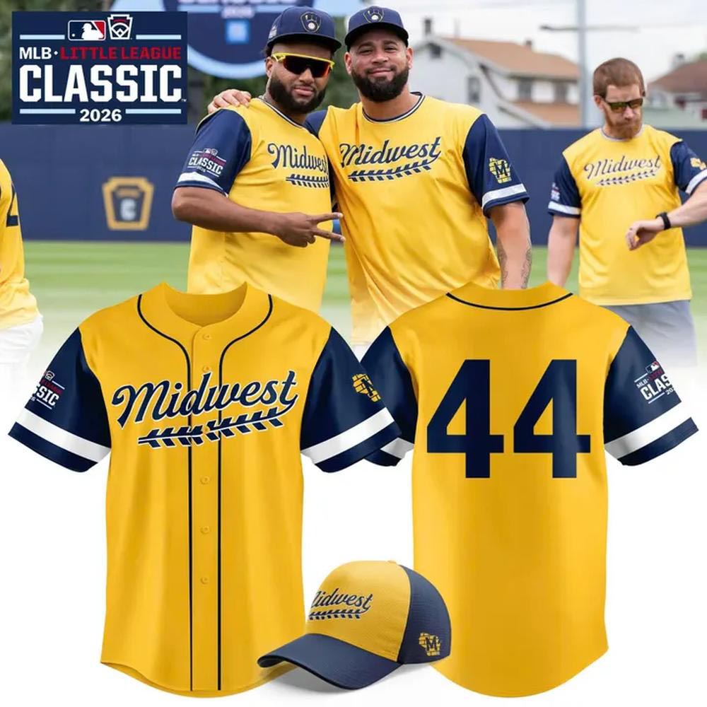 Milwaukee Brewers 2026 Midwest Little League Classic Baseball Jersey Special Gameday Fan Apparel 2 - Unicasport Milwaukee Brewers 2026 Midwest Little League Classic Baseball Jersey Special Gameday Fan Apparel