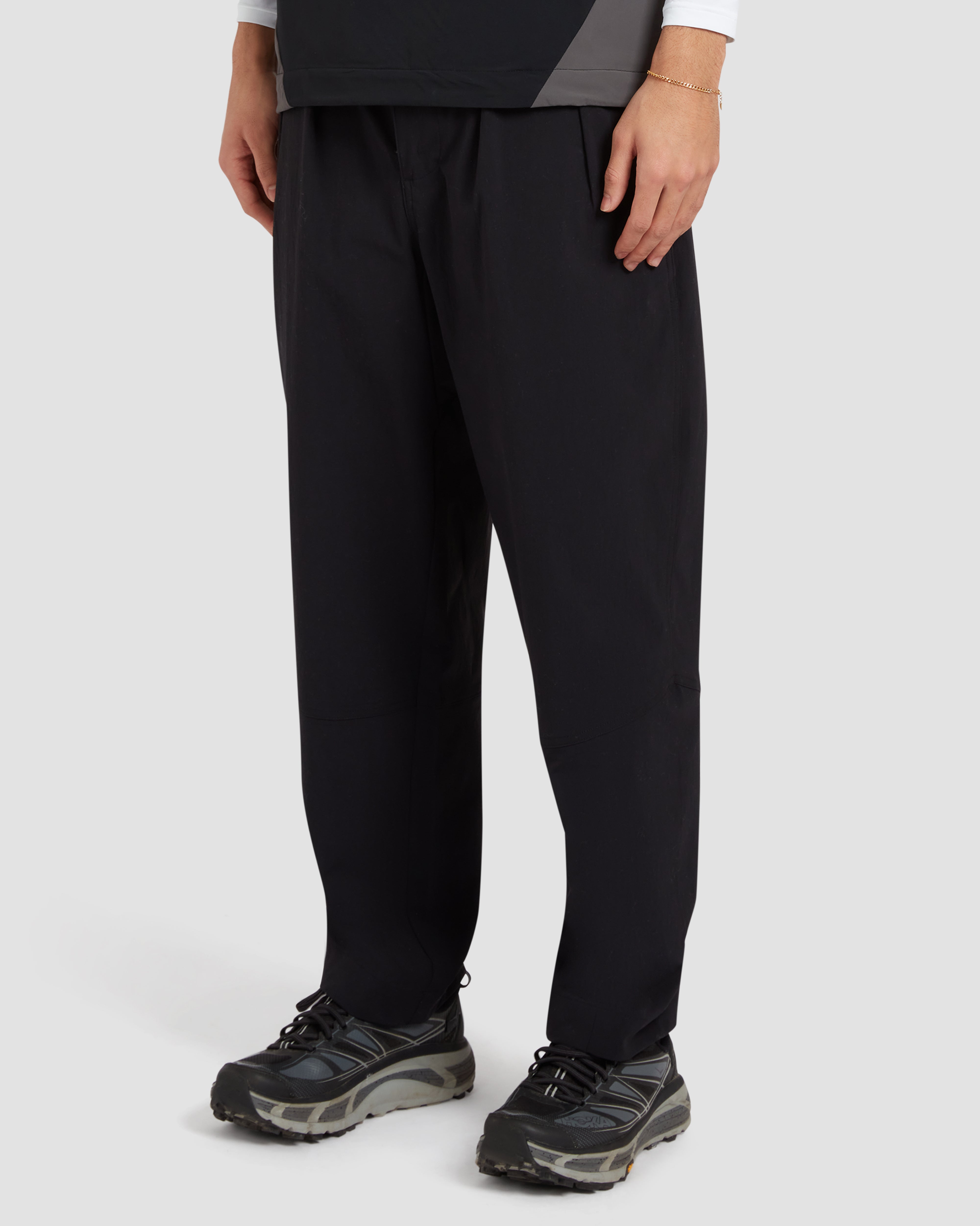 Premium Black Jolidee Recycled Greenskeeper Trouser providing durability and comfort for pro golfers