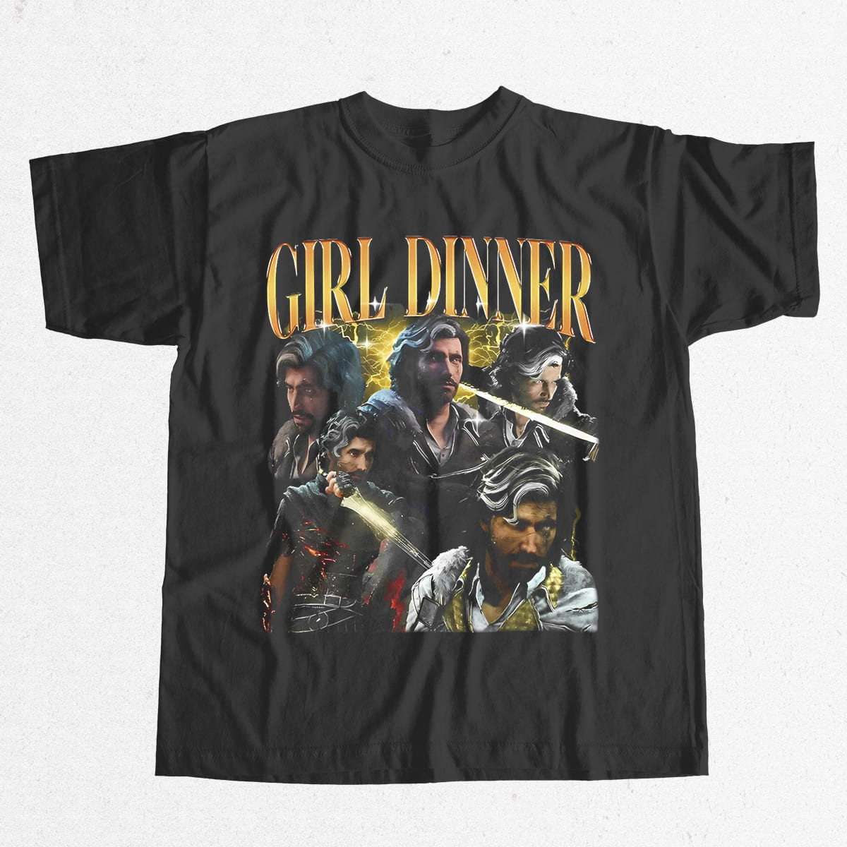 Ben Starr Verso Girl Dinner Retro Aesthetic Graphic Shirt Trend 2025 Gift for Fans