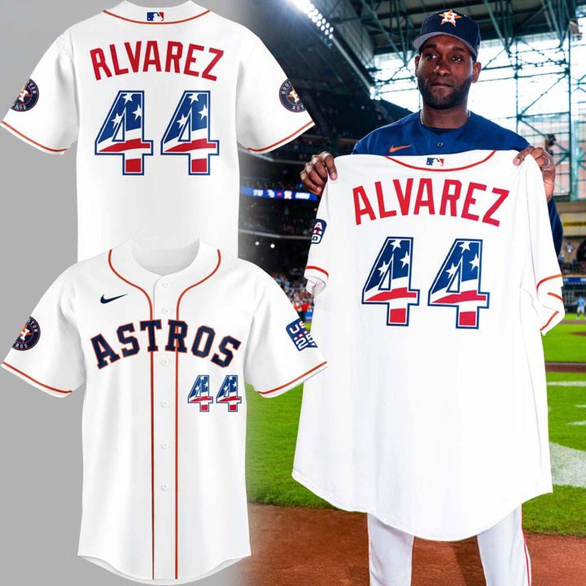 Yordan Alvarez Houston Astros 2026 Baseball Jersey - Best Gift for Fans