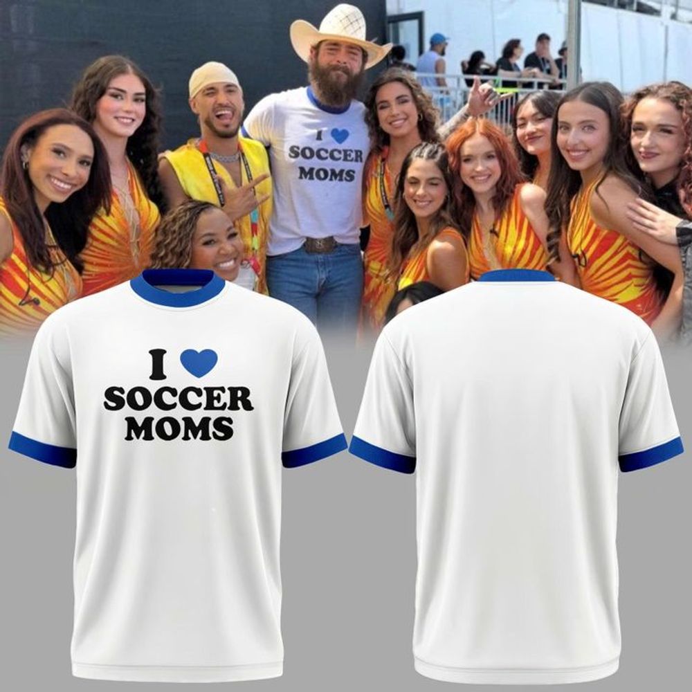 Post Malone I Love Soccer Moms Shirt - Limited Edition