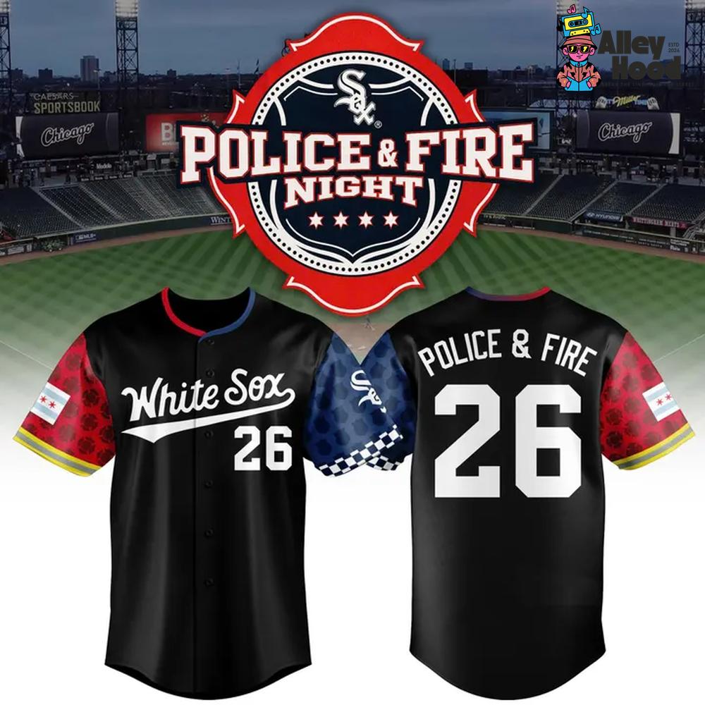Limited Edition Chicago White Sox Police and Fire Night Baseball Jersey 1 - Unicasport Limited Edition Chicago White Sox Police and Fire Night Baseball Jersey