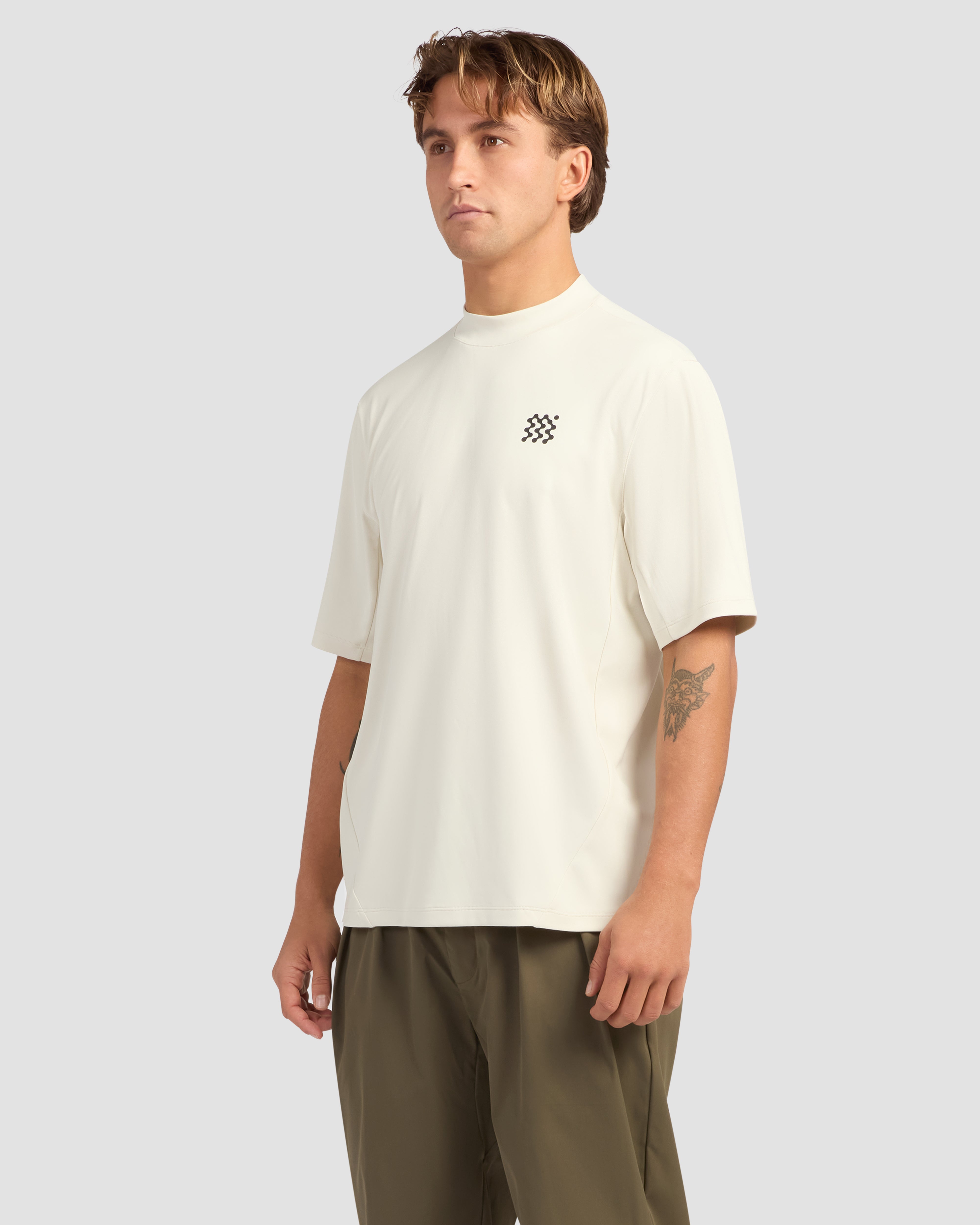 Jolidee Pebble Mockneck Course Polo providing a contemporary professional silhouette for 2026