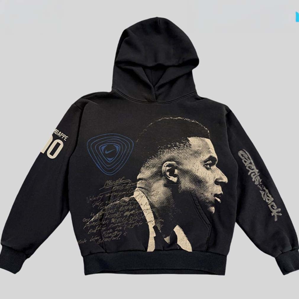 Travis Scott Cactus Jack x Nike Athletes Series MbappĂ© Hoodie - Best Gift for Fans
