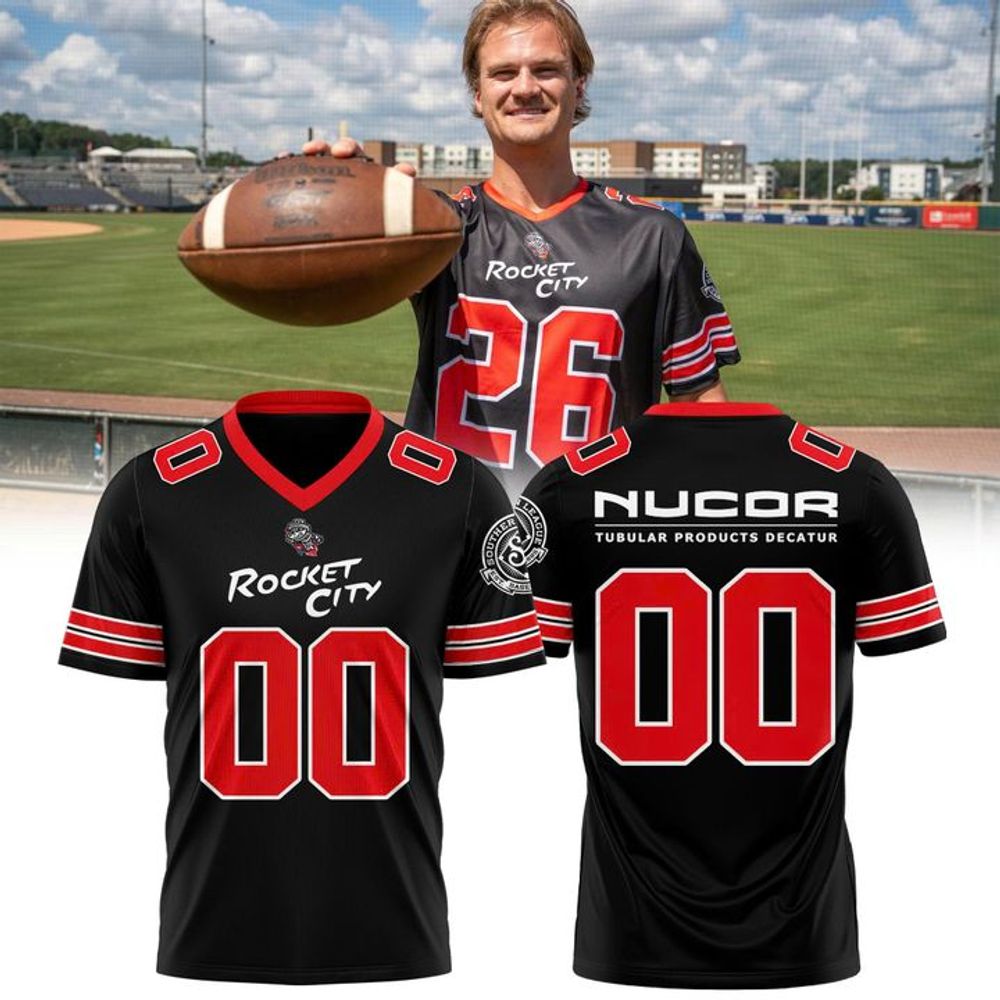 Rocket City Trash Pandas x Nucor Tubular Decatur 2026 Football Jersey - Gift Idea for Fans