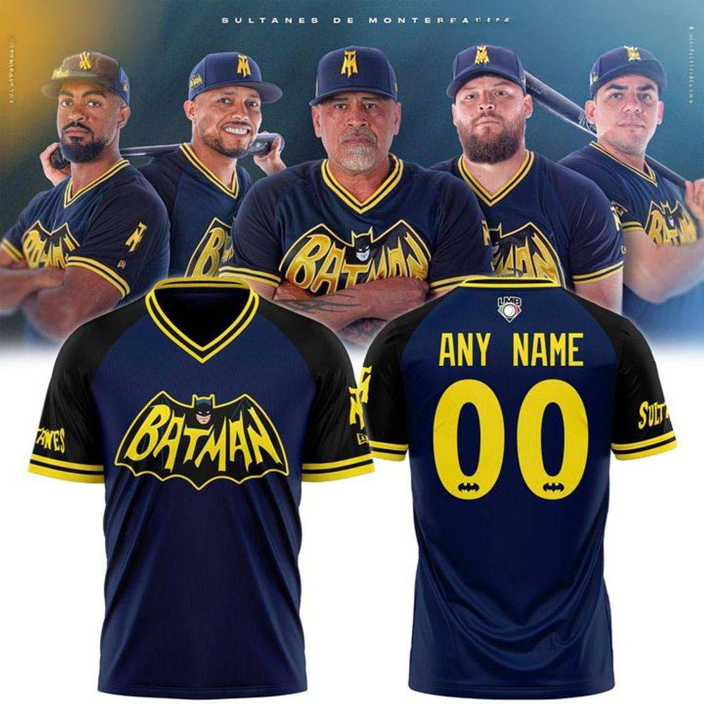 Sultanes de Monterrey x Batman 2026 Limited Edition Football Jersey Shirt - Unique Gift Idea for Fans