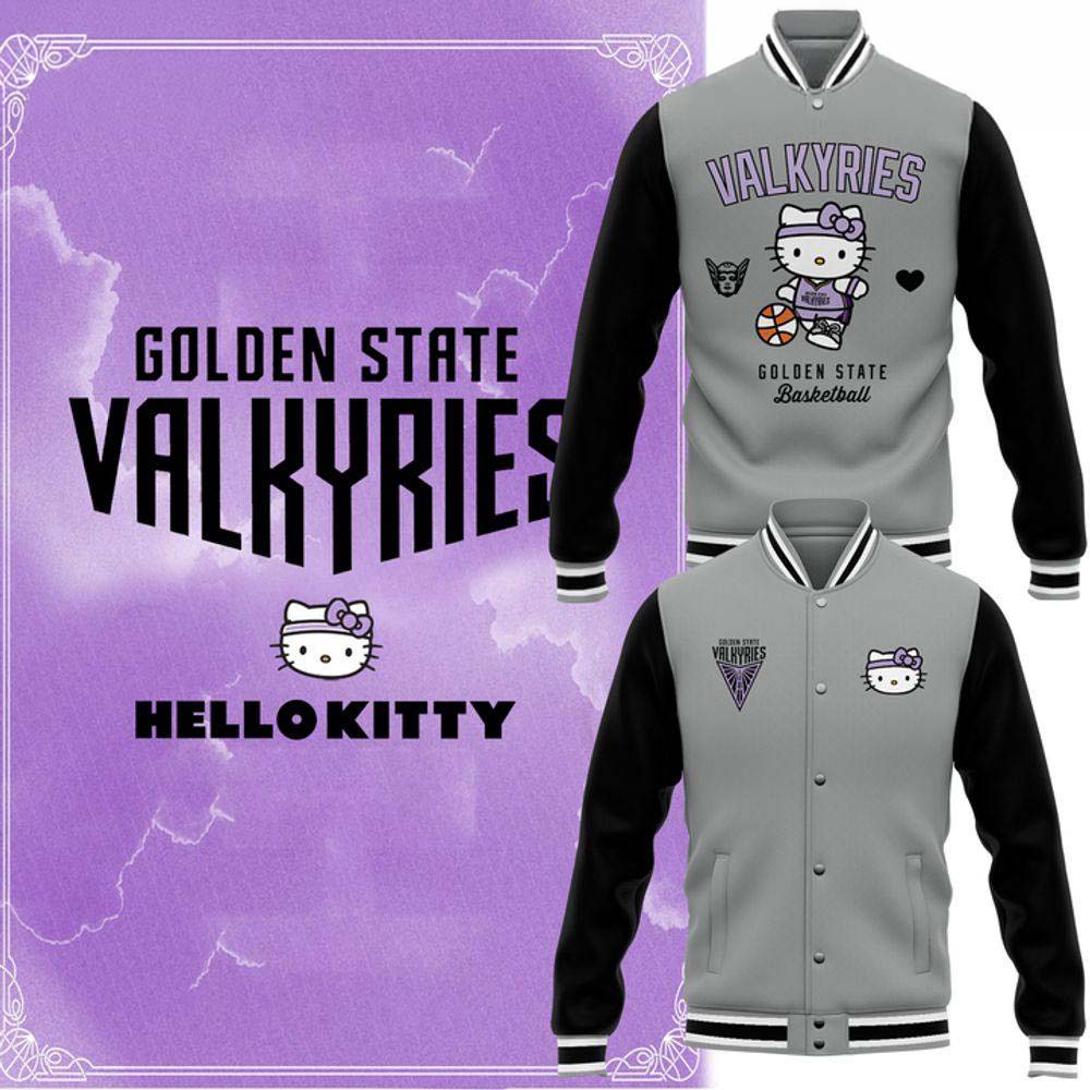 Golden State Valkyries WNBA x Hello Kitty 2026 Special Edition Jacket