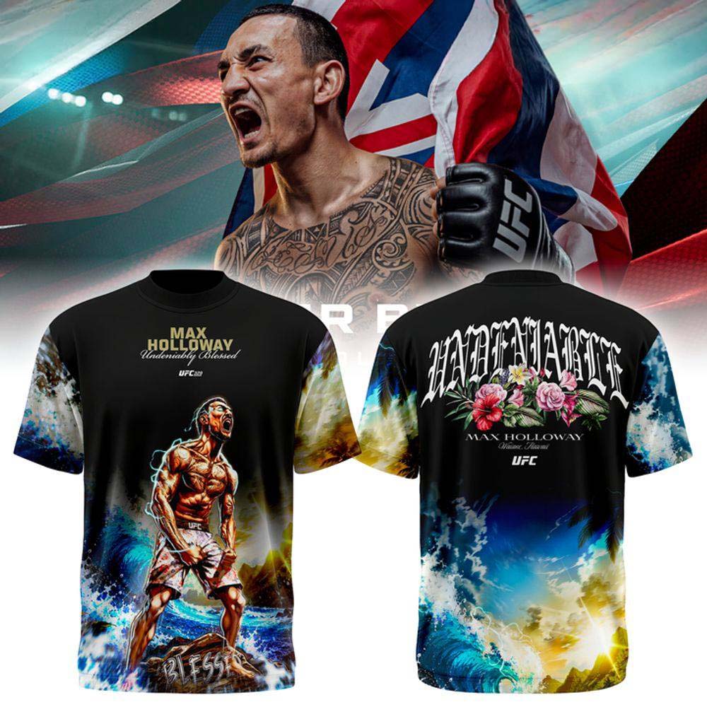 329 Max Holloway Undeniably Blessed Limited Edition Shirt