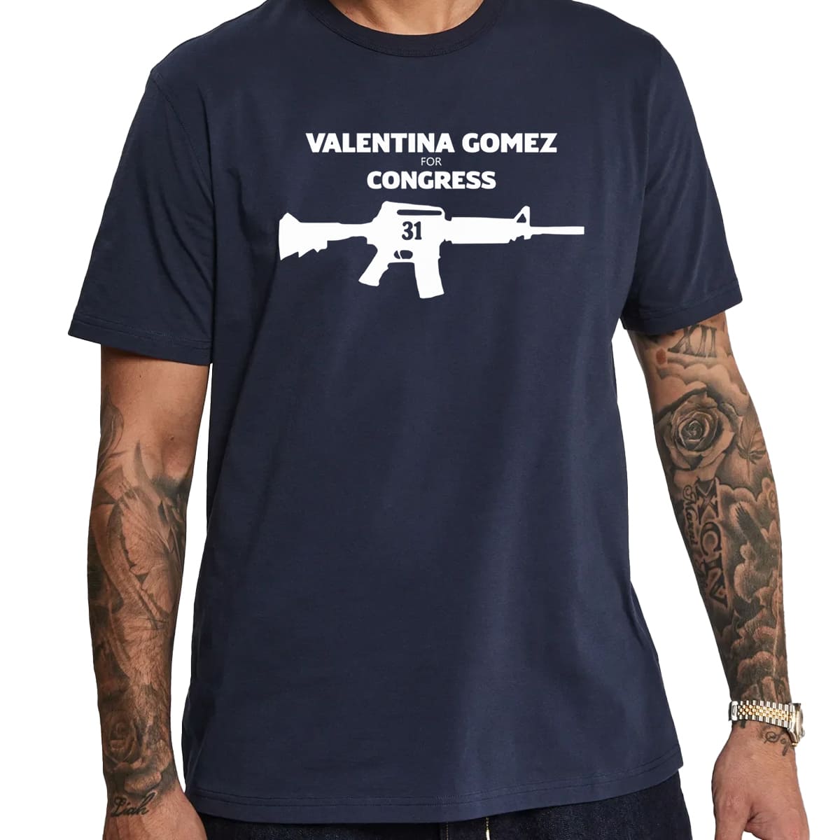 Valentina Gomez For Congress Political Campaign Graphic Tee Support Election Shirt Gift for Voters