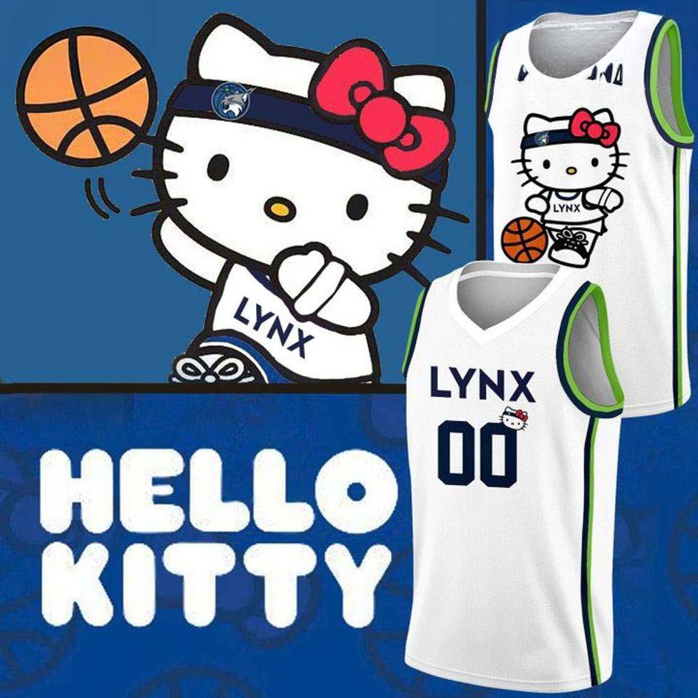 Minnesota Lynx x Hello Kitty 2026 Limited Edition Basketball Jersey - Best Gift for Fans