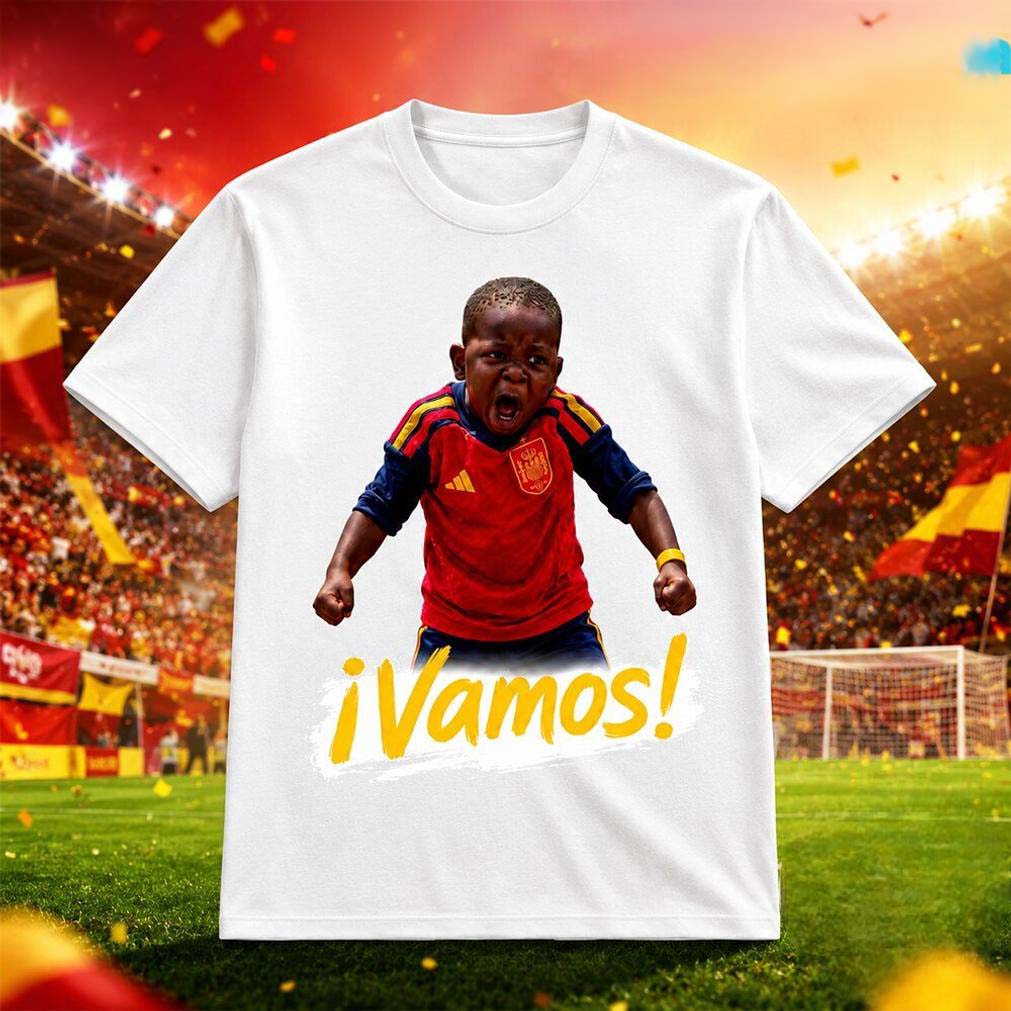 Spain Lamine Yamal Vamos Espana World Cup 2026 Meme Tee - Soccer Fan Gift Idea
