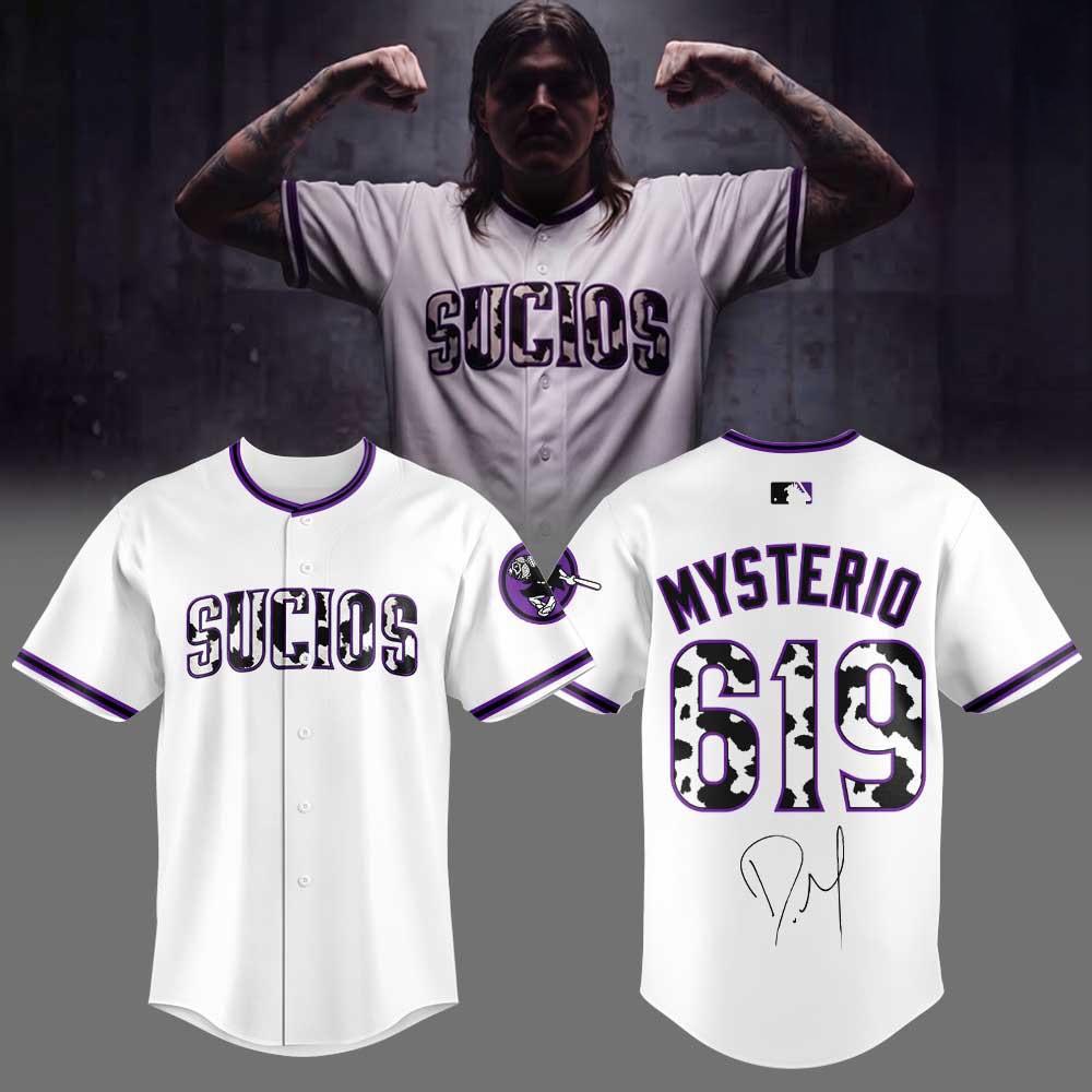 Dirty Dominik Mysterio King Of The Luchadores Baseball Jersey Wrestling Fan Apparel 1 - Unicasport Dirty Dominik Mysterio King Of The Luchadores Baseball Jersey Wrestling Fan Apparel