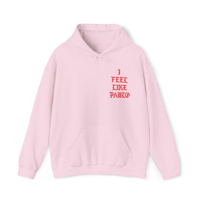 I Feel Like Pablo Kanye Tour Pink Hoodie Retro Album Merch Streetwear Gift for Fans