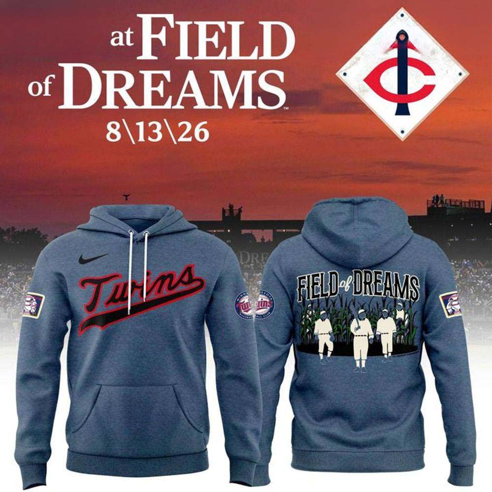 2026 MLB Field of Dreams Game Special Hoodie - Minnesota Twins
