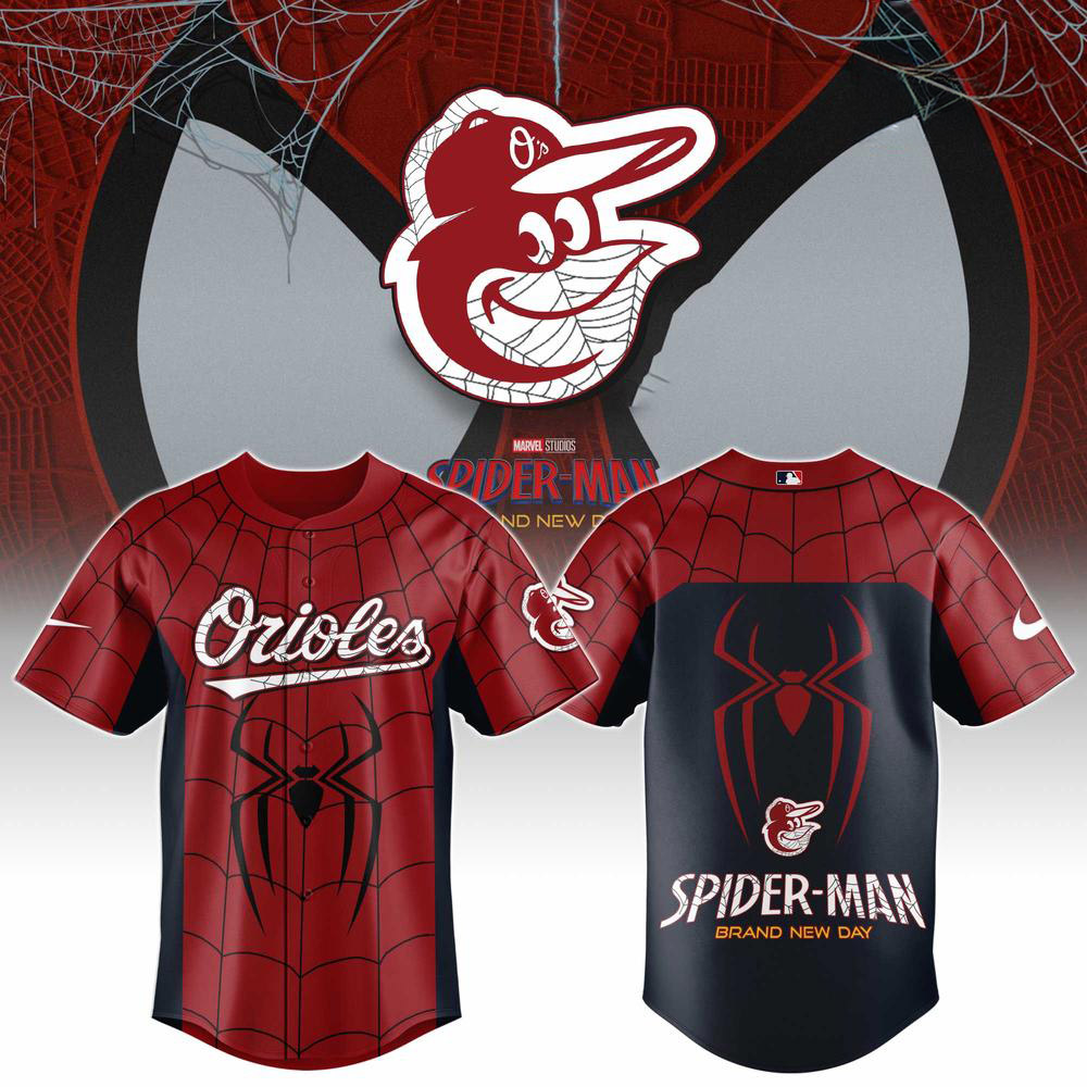Special Edition Baltimore Orioles x Spider Man Brand New Day Baseball Jersey 1 - Unicasport Special Edition Baltimore Orioles x Spider Man Brand New Day Baseball Jersey