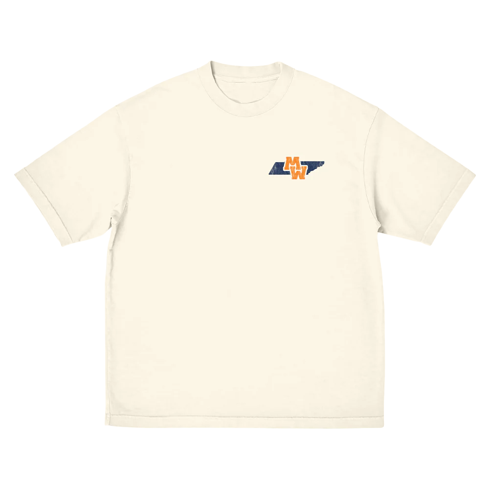 Morgan Wallen x UT Ivory TShirt University Collab Country Graphic Tee Gift for Fans