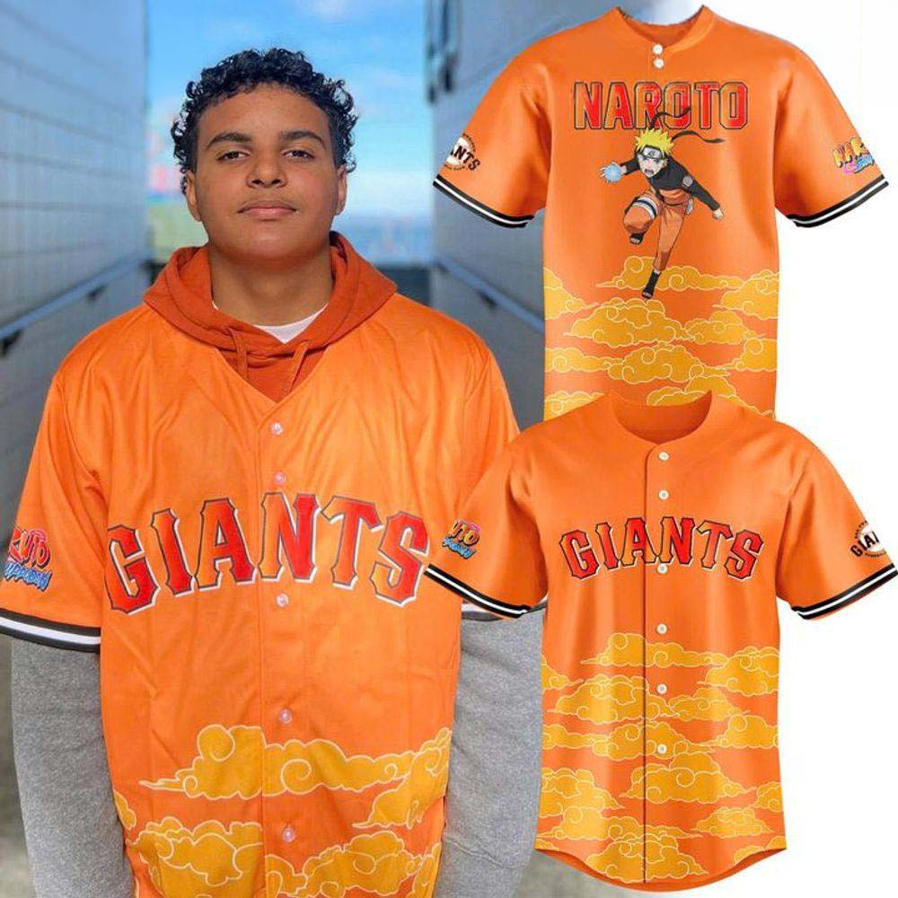 San Francisco Giants x Naruto Shippuden Anime Night 2026 Special Baseball Jersey - Gift Idea for Fans