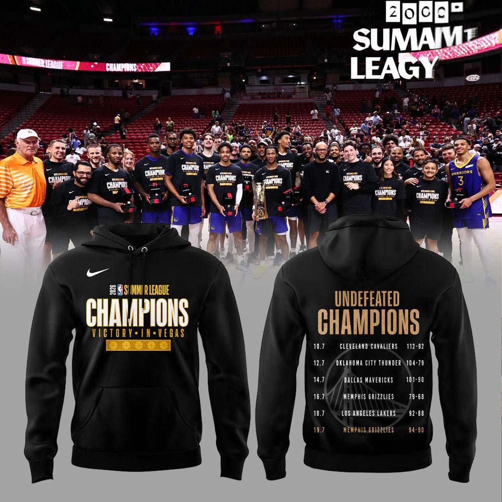 Golden State Warriors NBA Summer League 2026 Hoodie