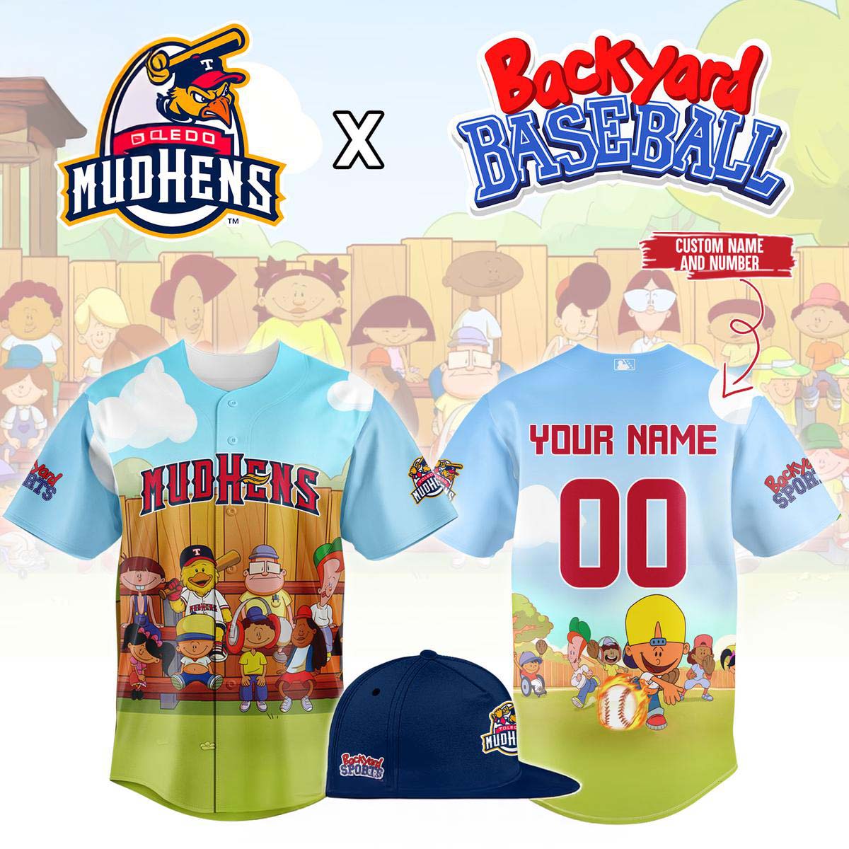 Toledo Mud Hens Backyard Baseball 2026 Game Day Personalized Jersey Baseball Fanwear 1 - Unicasport Toledo Mud Hens Backyard Baseball 2026 Game Day Personalized Jersey Baseball Fanwear