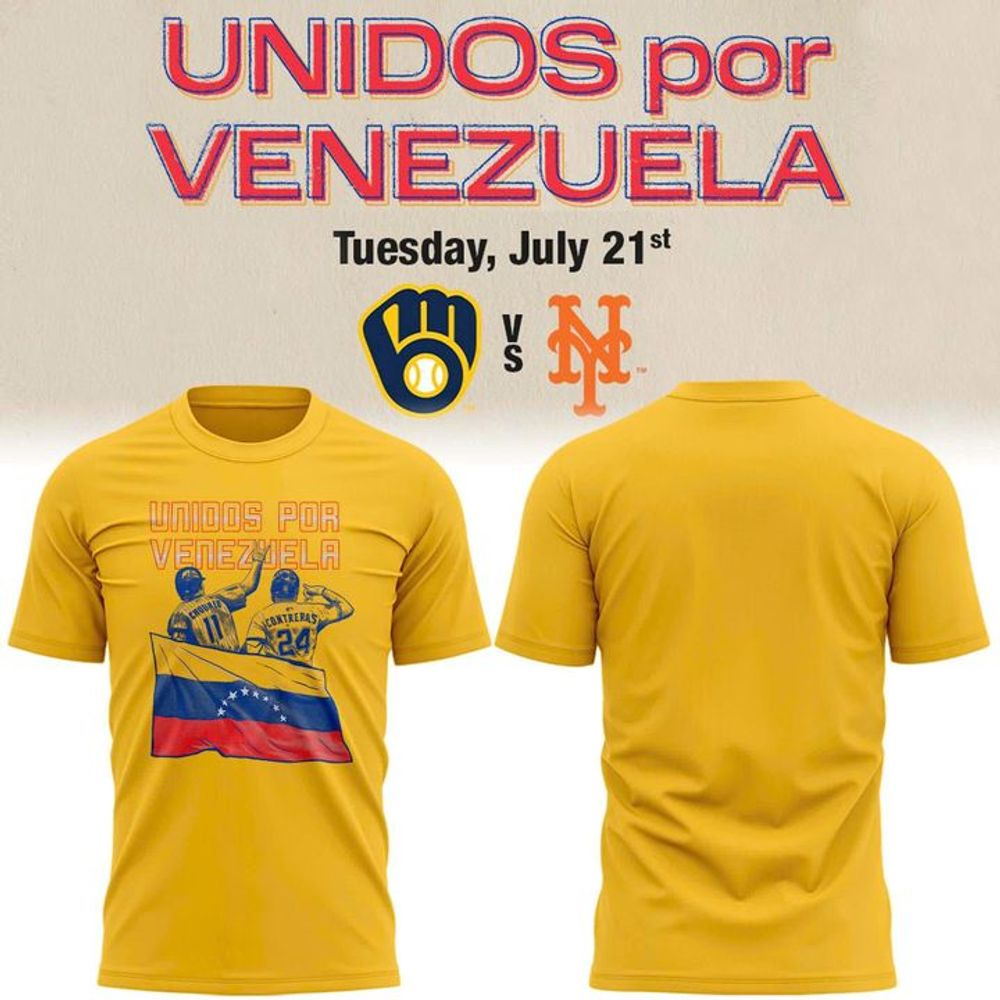 Milwaukee Brewers 2026 Unidos por Venezuela Limited Edition Shirt
