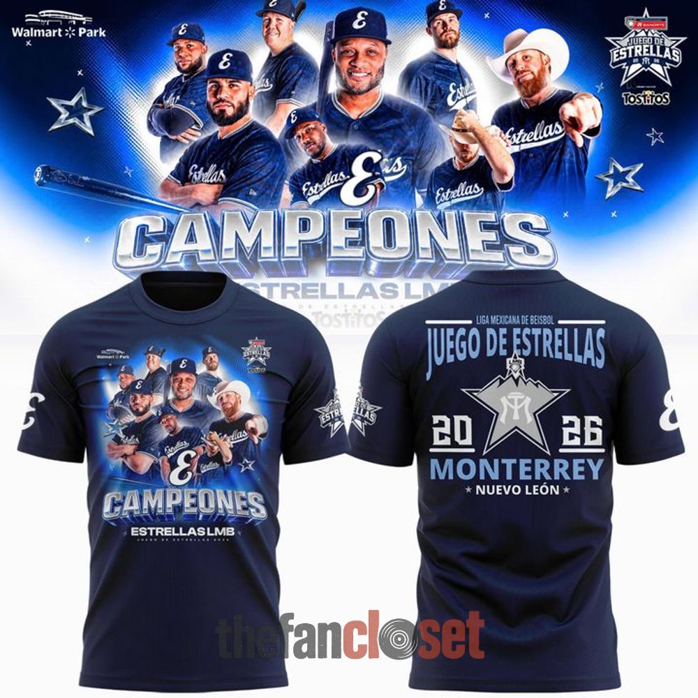 Estrellas Two-Sided Shirt - 2026 LMB All-Star Game Champions