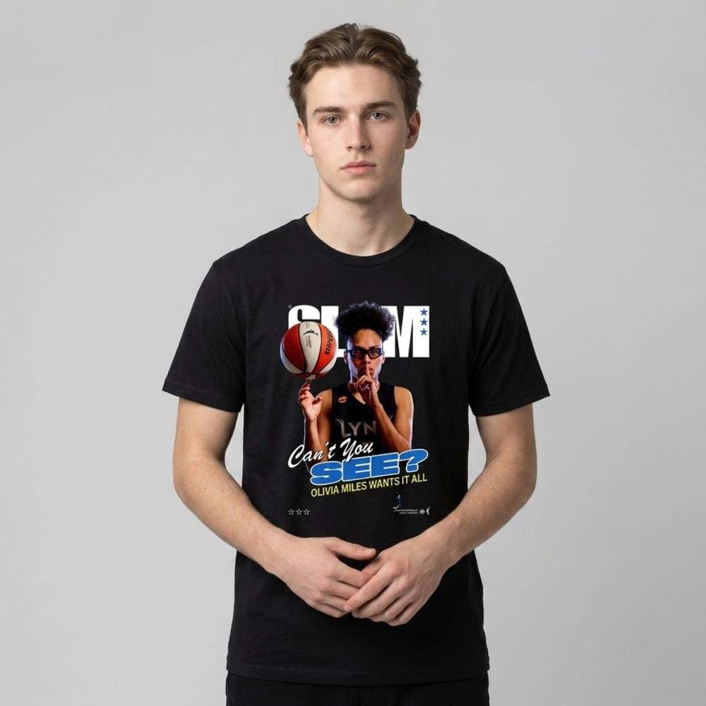 Olivia Mile Slam Cant You See Graphic T-Shirt - Best Gift for Fans