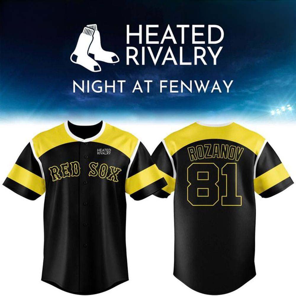 Boston Red Sox Heated Rivalry Ilya Rozanov 81 Baseball Jersey - Gift Idea for Fans